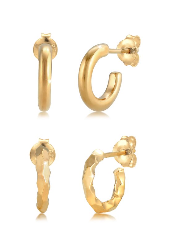 Elli Morseauricolare singolo Geo Basic Minimal in argento sterling 925