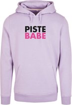 Wintersport hoodie Piste Babe - Lila XL - soBAD. | Foute apres ski outfit | kleding | verkleedkleren | wintersporttruien | wintersport dames en heren