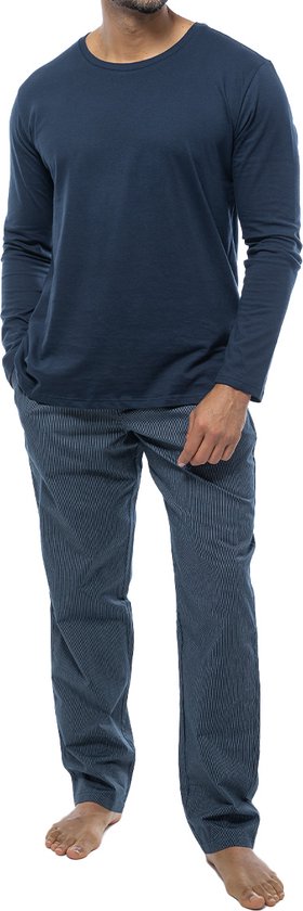 Schiesser Herren Schlafanzug lang - Nightwear Set : Schiesser