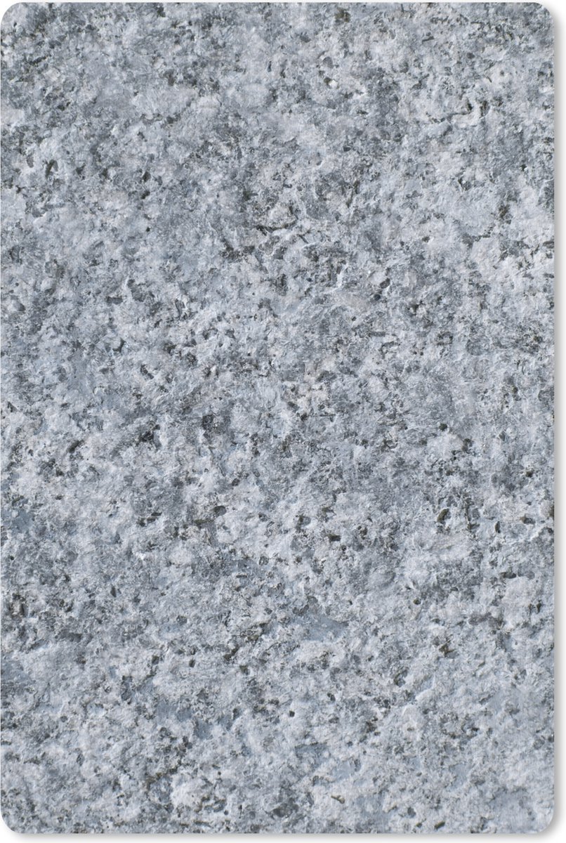 Muismat - Graniet - Steen - Patroon - Design - Grijs - Bureau onderlegger - 18x27 cm