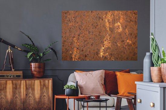 Stickers muraux - Feuille Autocollant - Marron - Oranje - Abstrait - Vintage - Rouille - Motif - 120x80 cm - Feuille Adhésive - Stickers muraux Muraux Chambre Enfant - Papier Peint Auto Adhésif