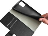 Motorola Edge 30 Neo Bookcase hoesje - Just in Case - Effen Zwart - Kunstleer
