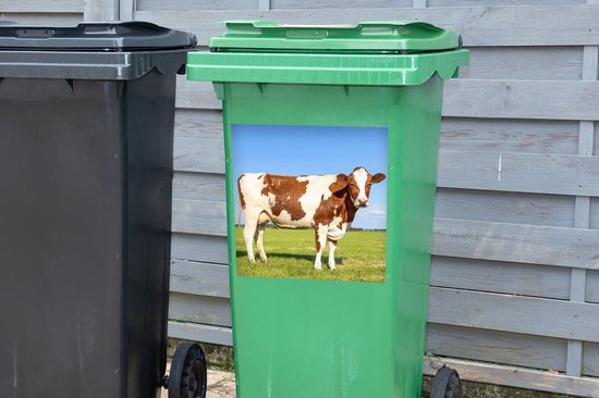 Sticker conteneur Vaches - Ferme - Herbe - Nature - Animaux - 40x40 cm - Kliko sticker