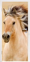 Deursticker Paarden - Dieren - Manen - Portret - 80x205 cm - Deurposter