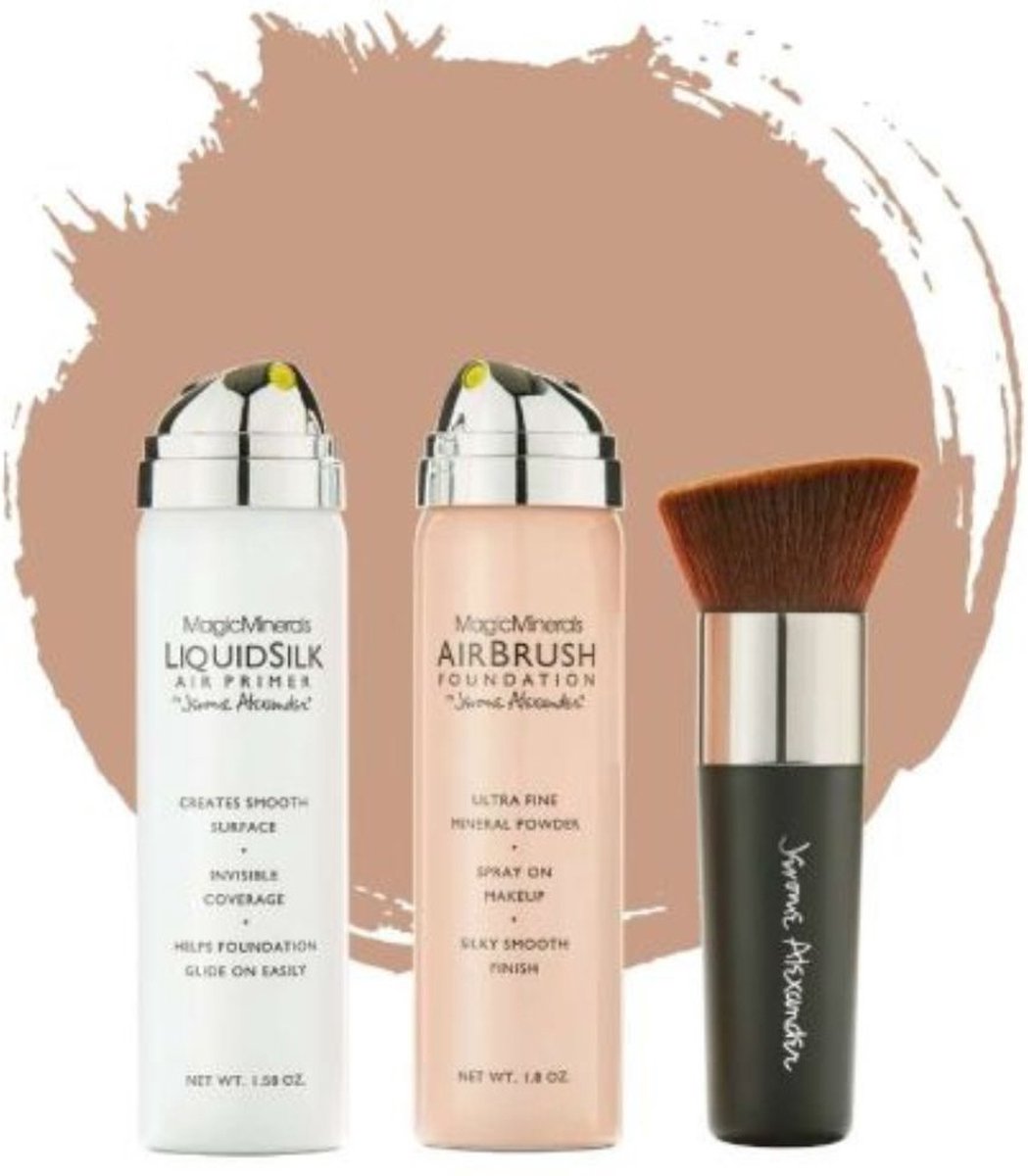Magic Minerals AirBrush Foundation by Jerome Alexander - Warm/Medium