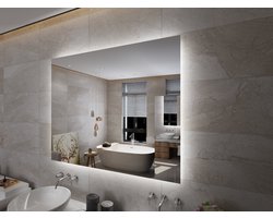 Viidako - Jimii LED Rechthoekige Badkamerspiegel – Anti Condens – 3 LED verlichting standen – Hip Design – Krasbestendig