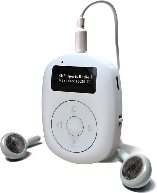 Bluetoolz® Oplaadbare DAB+ mini portable radio met DAB/DAB+, FM en