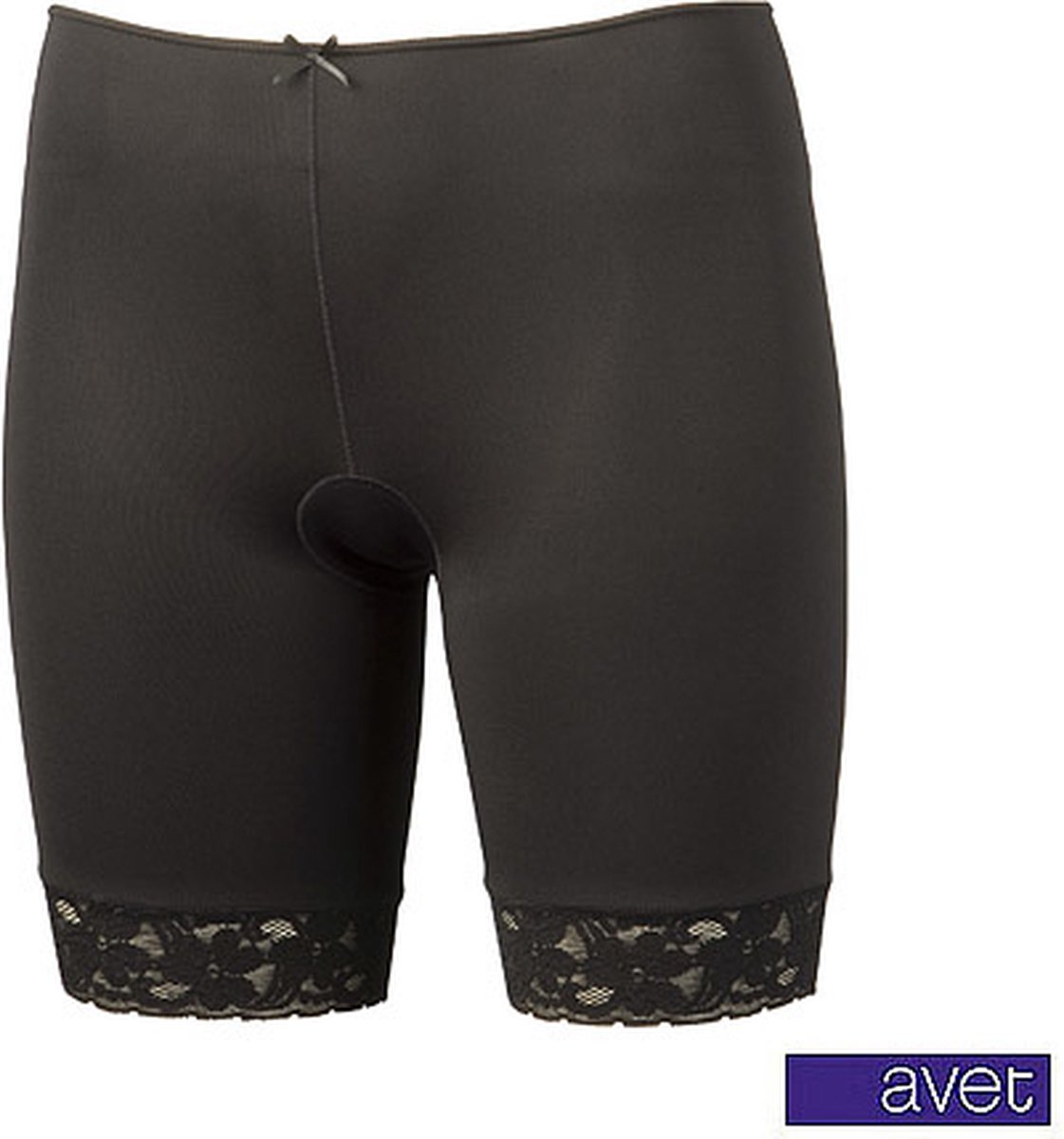 Avet Dames Boxershort Lange Pijpjes Kant 38490 XXL Zwart Bol