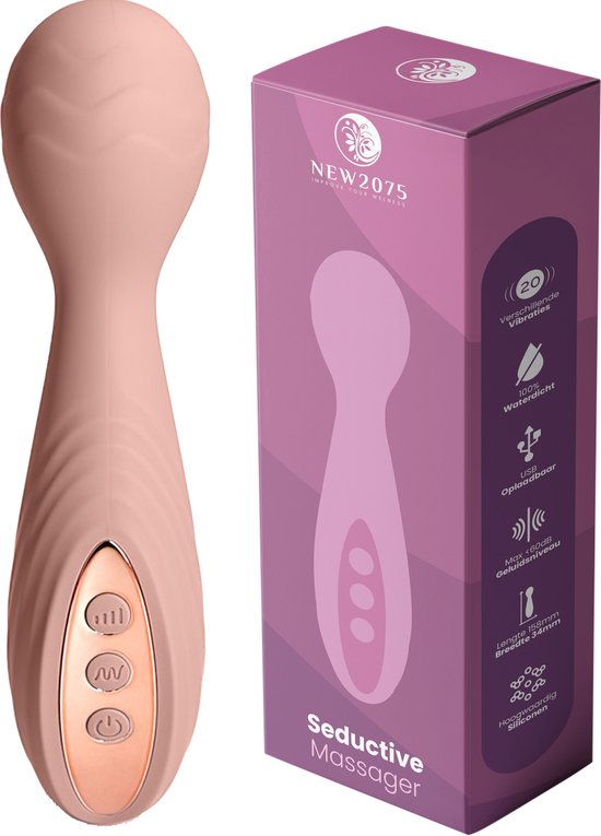 NEW2075 improve your wellness® Magic Wand – Vibrators voor vrouwen realistisch – Sex toys – IP6X Waterdicht – USB-oplaadbaar- Vibrator voor koppels – Clitoris stimulator