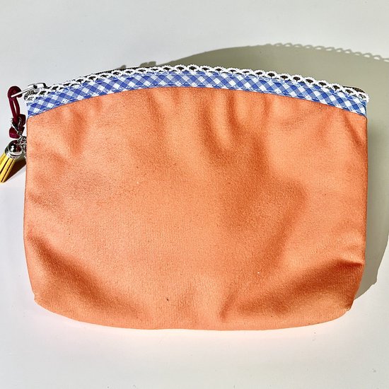 5five Toilettas/make-up etui/opberg tasje grijs 20 x 15 x 30 cm - Reis