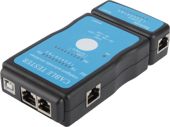 Alta calidad RJ45 RJ11 RJ12 RJ45 Cat5 Cat6 Cable de red Herramienta de prueba de