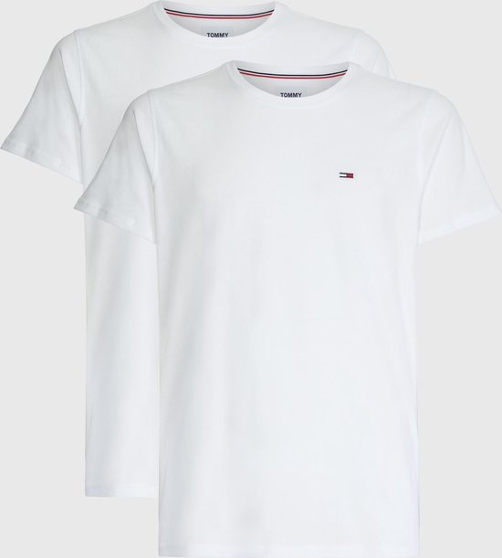 Tommy Hilfiger - T-shirt 2Pack - Slim Jersey - Wit - Maat S