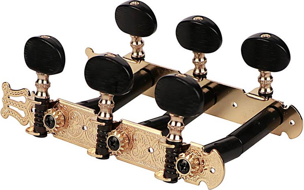 Salvador Cortez MH093GK-A1B set van tuners 3L3R - Goud met zwarte pennen voor modellen 60, 65