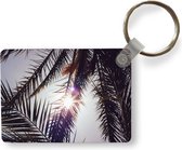 Sleutelhanger - Palmbladeren - Zon - Zomer - Uitdeelcadeautjes - Plastic