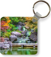 Sleutelhanger - Uitdeelcadeautjes - Stenen - Water - Bomen - Japans - Botanisch - Plastic