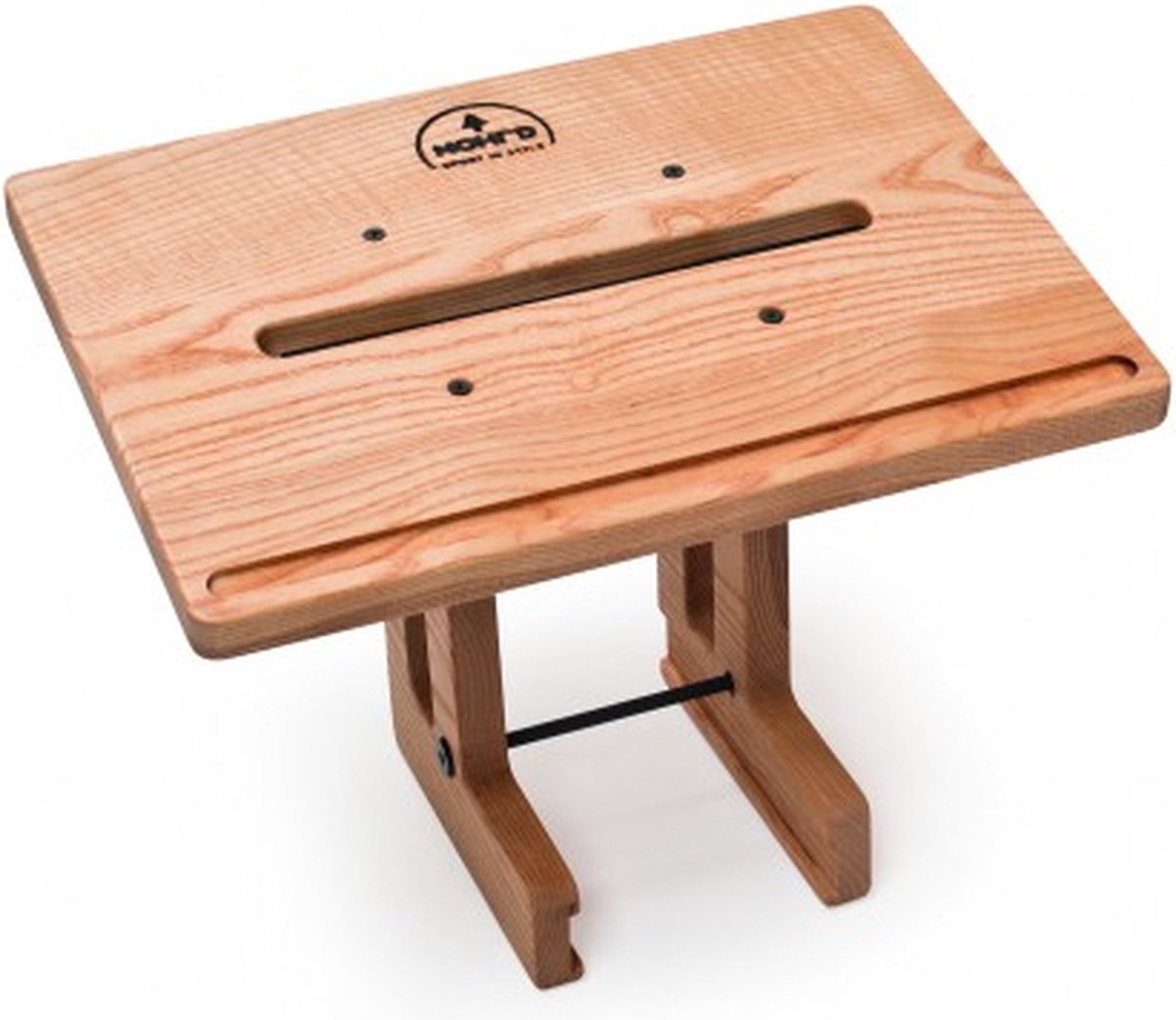 Afbeelding 2 van WaterRower Laptop Steun Shadow – Houten Laptophouder voor Roeitrainer – Geschikt voor Laptops tot 17 Inch – Eenvoudige Montage – Veiligheidsrand – Diverse Houtsoorten