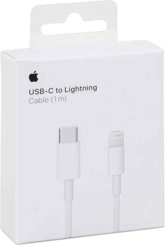 Câble Apple White USB-C vers Lightning 1 mètre