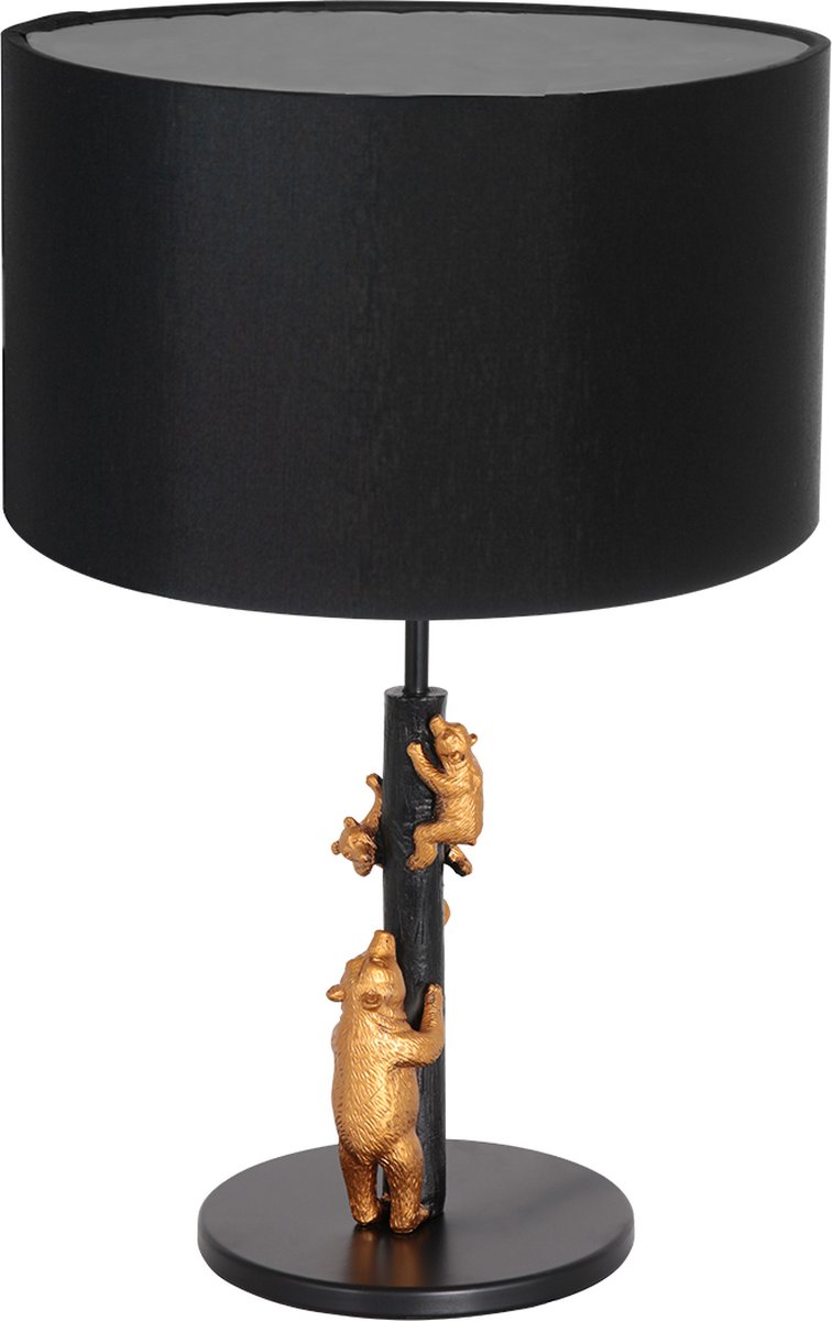 Tafellamp - Bussandri Limited - Modern - Metaal - Modern - E27 - L: 200cm - Voor Binnen - Woonkamer - Eetkamer - Zwart