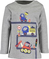 Blue Seven-Mini boys knitted shirt-Med Grey orig