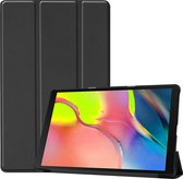 Hoesje Geschikt voor Samsung Galaxy Tab A 10.1 2019 Hoes Case Tablet Hoesje Tri-fold - Hoes Geschikt voor Samsung Tab A 10.1 2019 Hoesje Hard Cover Bookcase Hoes - Zwart