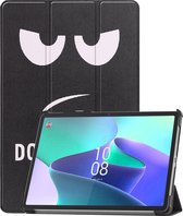 Hoes Geschikt voor Lenovo Tab P11 Pro Hoes Luxe Hoesje Case Met Uitsparing Geschikt voor Lenovo Pen - Hoesje Geschikt voor Lenovo Tab P11 Pro Hoes Cover - Don't Touch Me