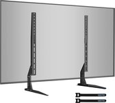 BERKATMARKT - BONTEC Universele tv-standaard voor LCD LED 22-65 inch televisie tafel staander televisietafel TV beugel in hoogte verstelbaar televisiestand