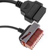 BeMatik - OBD2 diagnostische kabel 30-pins mannelijk compatibel met PSA Group auto volledige pinout