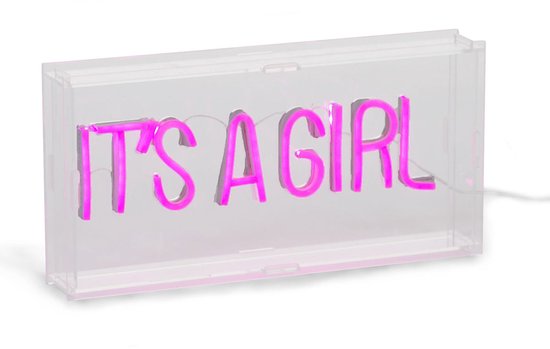 Neon Verlichting - It's A Girl - Roze van Neo — afbeelding 2