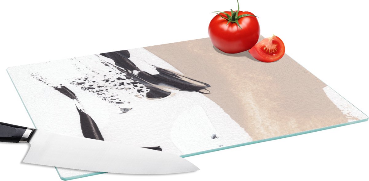 Glazen Snijplank - 39x28 - Verf - Design - Abstract - Snijplanken Glas