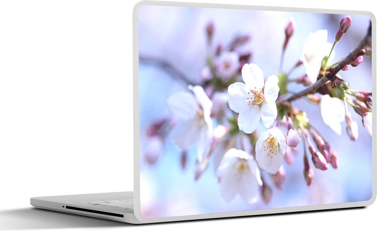Laptop sticker - 11.6 inch - Bloemen - Sakura - Tak - 30x21cm - Laptopstickers - Laptop skin - Cover