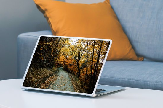 Laptop sticker - 13.3 inch - Bladeren - Herfst - Bos - 31x22,5cm - Laptopstickers - Laptop skin - Cover