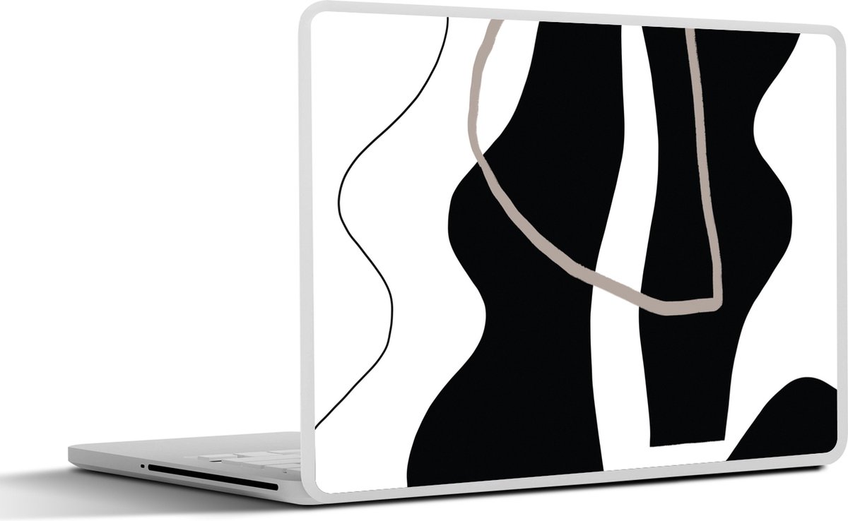Laptop sticker - 17.3 inch - Abstract - Minimalisme - Design - 40x30cm - Laptopstickers - Laptop skin - Cover