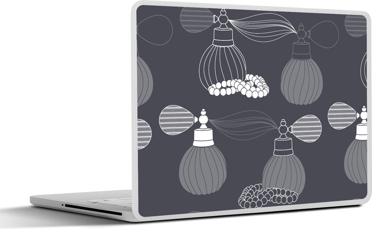 Laptop sticker - 17.3 inch - Parfum - Ketting - Design - 40x30cm - Laptopstickers - Laptop skin - Cover