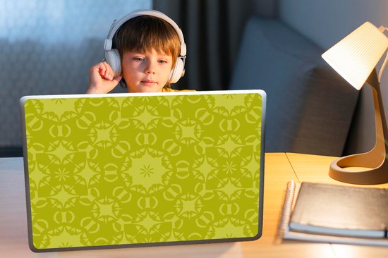 Autocollant pour ordinateur portable - 17,3 pouces - Boussole - Vert - Motifs - 40x30cm - Autocollants pour ordinateur portable - Skin pour ordinateur portable - Couverture