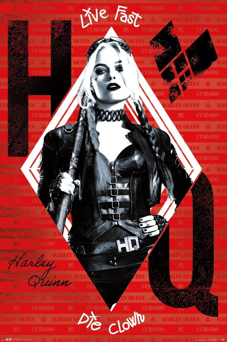 ABYSTYLE Poster The Suicide Squad - Harley 61x91,5cm Divers