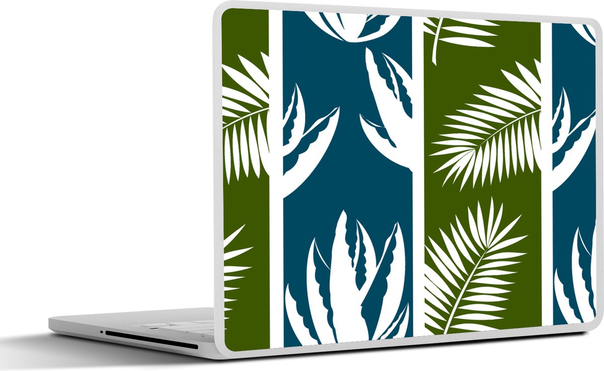 Laptop sticker - 11.6 inch - Bladeren - Tropisch - Design - Hawaii - 30x21cm - Laptopstickers - Laptop skin - Cover
