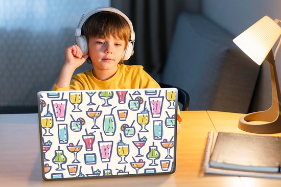 Autocollant pour ordinateur portable - 10,1 pouces - Cocktail - Glas - Été - Motifs - 25x18cm - Autocollants pour ordinateur portable - Skin pour ordinateur portable - Couverture