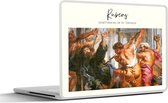 Laptop sticker - 17.3 inch - Schilderij - Rubens - Barok - 40x30cm - Laptopstickers - Laptop skin - Cover