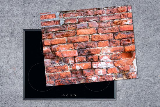 KitchenYeah® Inductie beschermer 65x52 cm - Metselen - Muur - Baksteen - Kookplaataccessoires - Afdekplaat voor kookplaat - Inductiebeschermer - Inductiemat - Inductieplaat mat