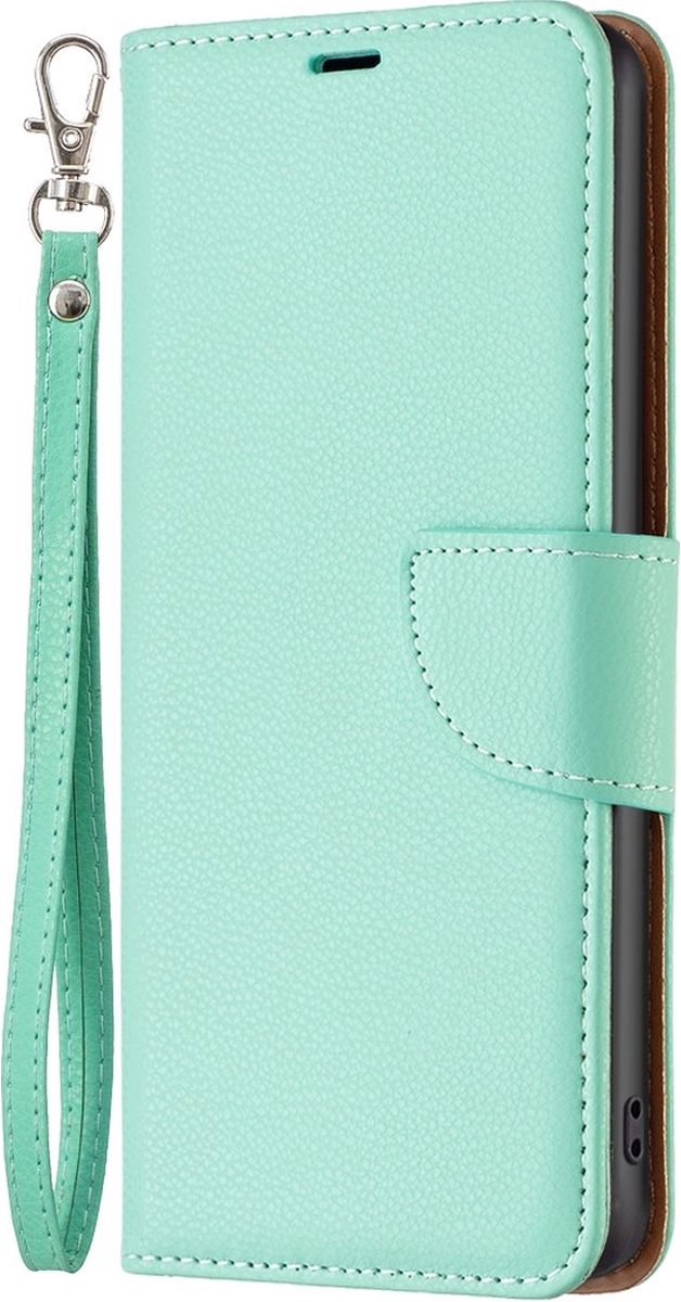Mobigear Telefoonhoesje geschikt voor Samsung Galaxy S23 Hoesje | Mobigear Excellent Bookcase Portemonnee | Pasjeshouder voor 2 Pasjes | Telefoonhoesje voor Pinpas / OV Kaart / Rijbewijs - Turquoise