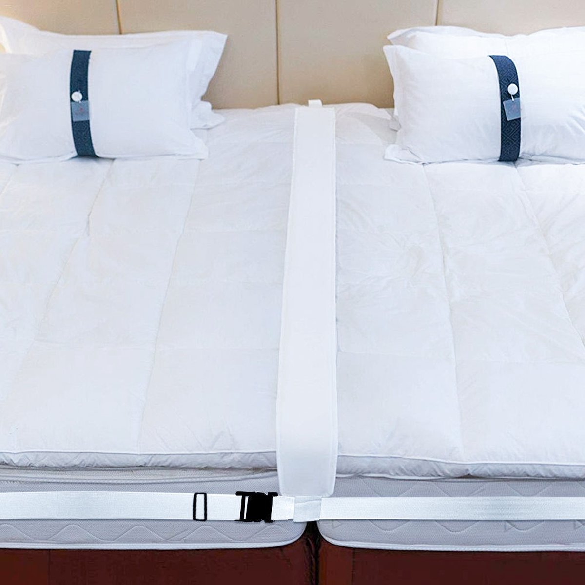 de luxe voor bed en matras - memory 200cm - matraswig en bedbinder... | bol.com