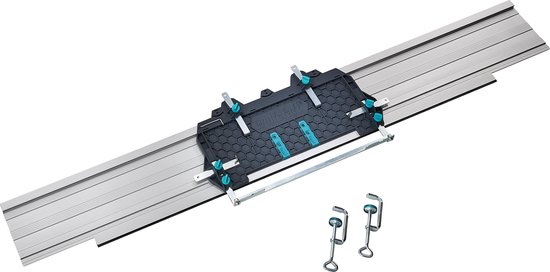 Foto: Wolfcraft geleiderail zaaggeleider cirkelzaag fks 145 geleidingssysteem voor handcirkelzagen invalzaag 6913000