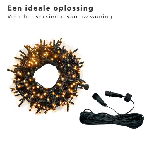 Cheqo® Koppelbare Kerstverlichting Koppelstuk voor Kerstverlichting