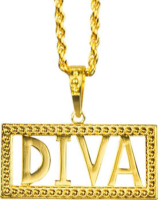 Boland ketting dollar teken goud 1 stuk - | Celebrate Online