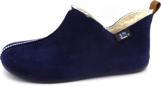 Q-Fit Madrid dames pantoffel - Blauw - Maat 38