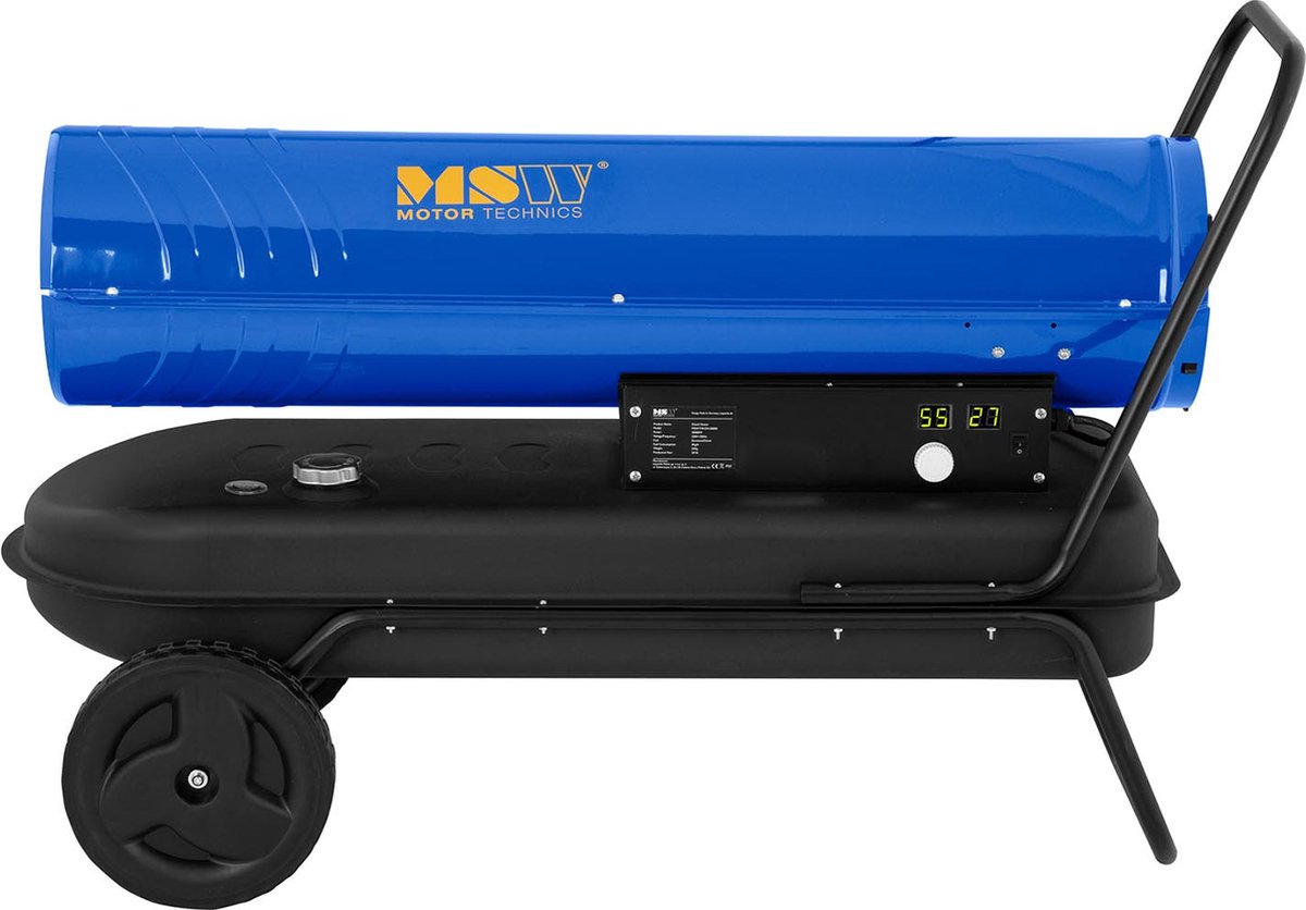MSW Diesel-heteluchtkanon inclusief wagen - 50 kW - 56 l