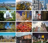 Cartes postales de Luxe Cologne | Cartes postales sans texte | 10x15cm | 24cartes | 2x12 cartes