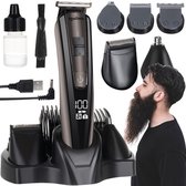 Oneiro's Luxe 5-in-1 multi trimmer set STEELO - trimmen - ontharen - persoonlijke verzorging - Haartrimmer - snor trimmer  - trimmer set - barber - baard - scheren - knippen