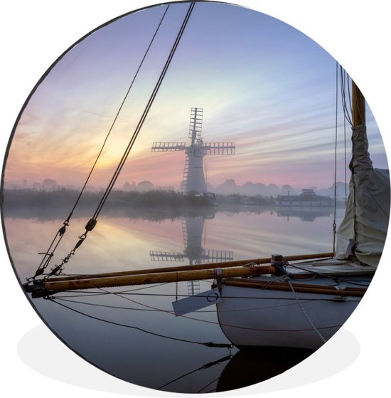 alt-placeholder: voiliers-au-dessus des-eaux-du-parc-national-les-larges-en-angleterre_DqG6g4AR_mediumjpg Cercle mural en aluminium ⌀ 140 cm