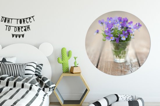 Violons dans un vase Cercle mural aluminium ⌀ 140 cm